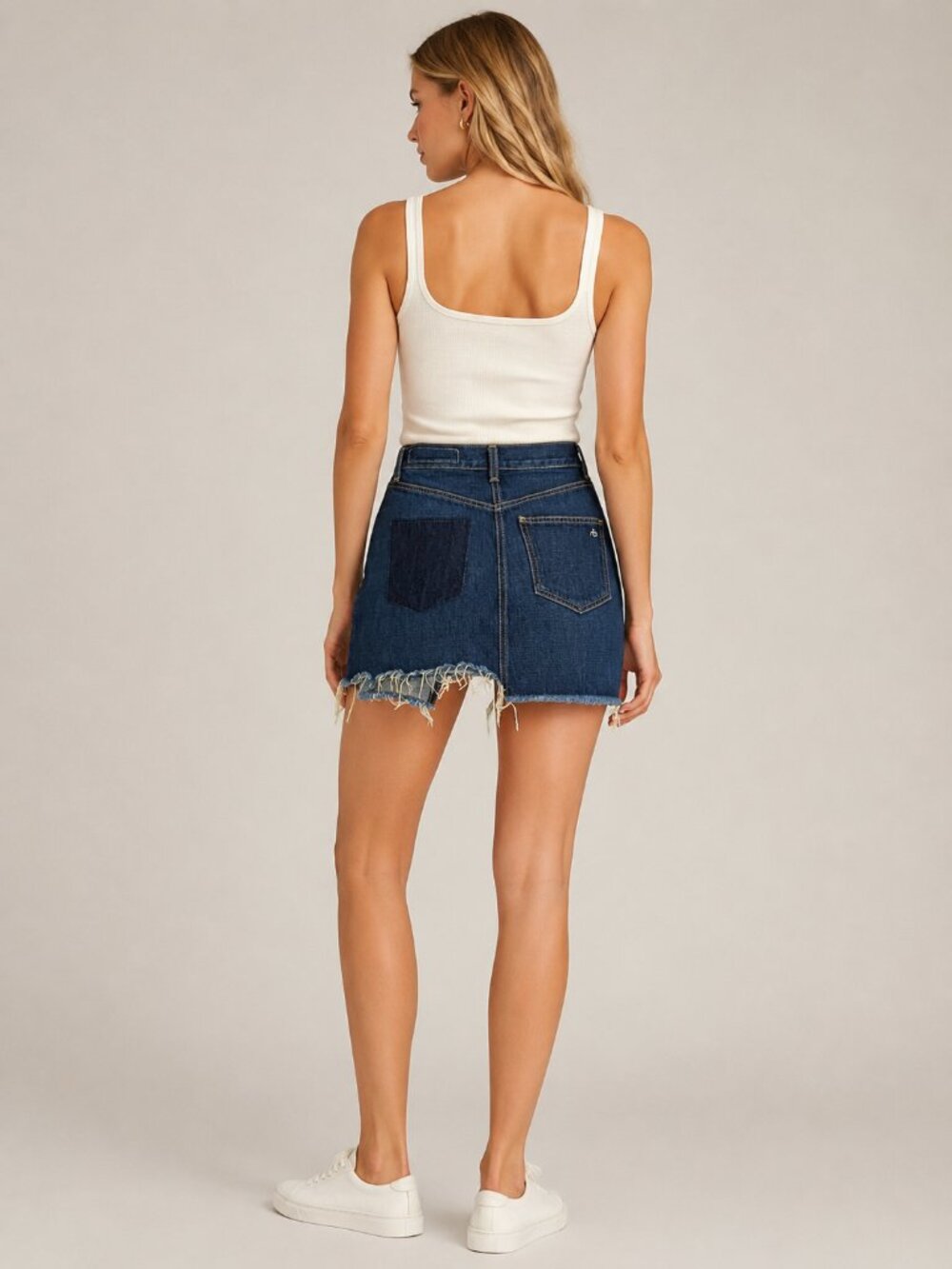 Rag & Bone Frayed Denim Shorts - Picture 2 of 5
